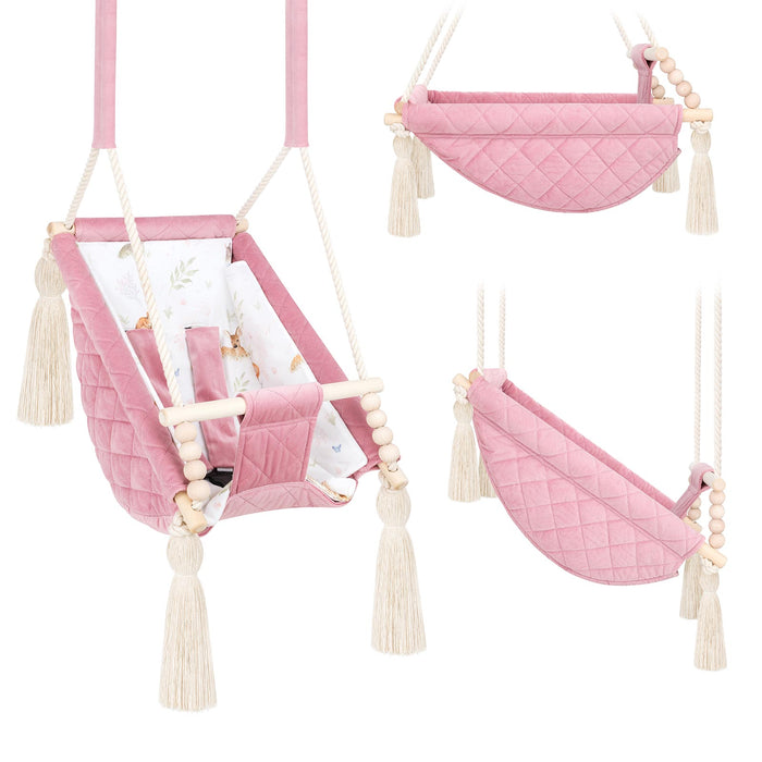 Newborn Swing Baby Hammock Pink
