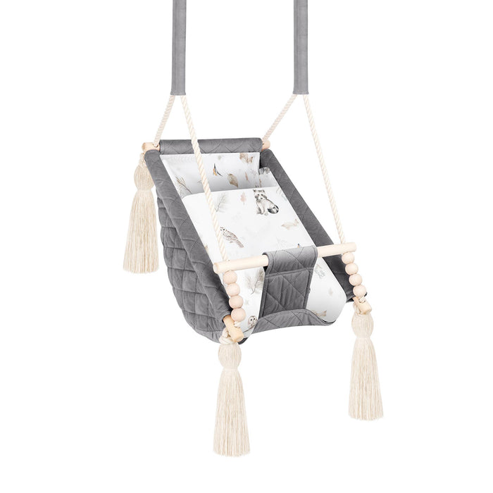 Newborn Swing Baby Hammock Dark Grey