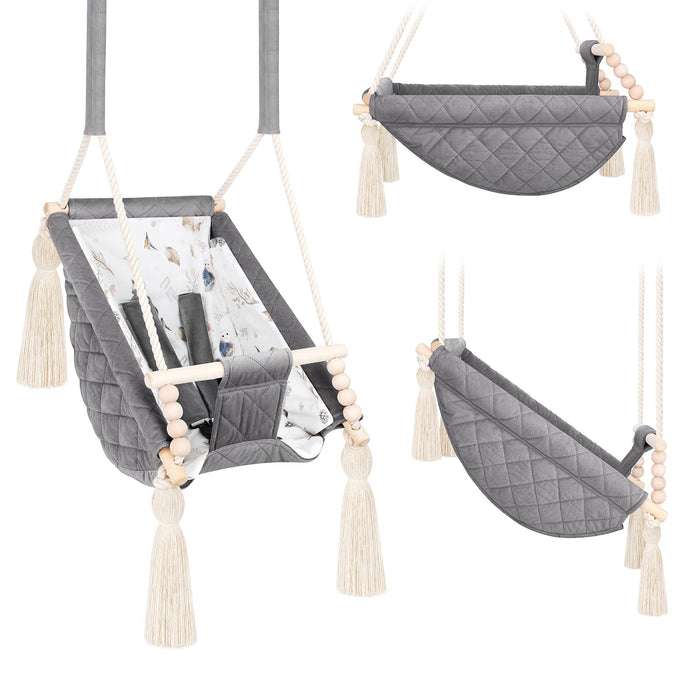 Newborn Swing Baby Hammock Dark Grey