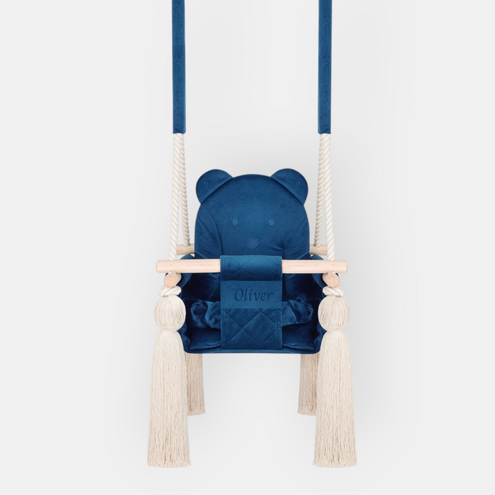 Indoor Swing For Toddler and Baby Childroom Dark Blue