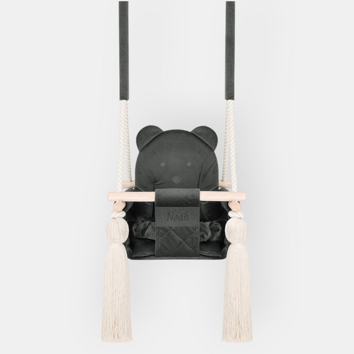 Indoor Swing For Toddler and Baby Childroom Dark Grey