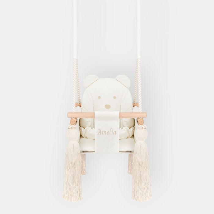 Indoor Swing For Toddler and Baby Childroom Beige