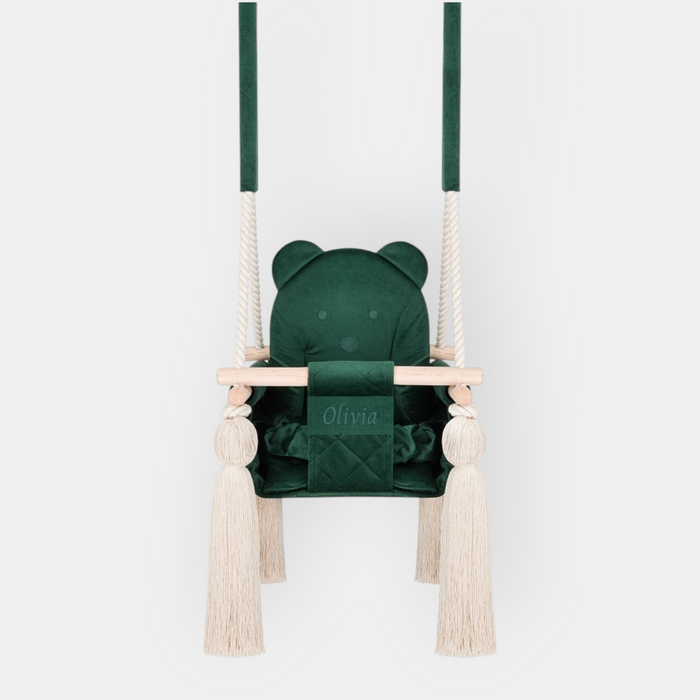Indoor Swing For Toddler and Baby Childroom Green