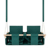 Baby twins swing - Waterproof and Secure Dark Green Double Seat