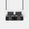 Baby twins swing - Waterproof and Secure Dark Grey Double Seat