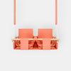 Baby twins swing - Waterproof and Secure Orange Double Seat