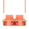 Baby twins swing - Waterproof and Secure Orange Double Seat