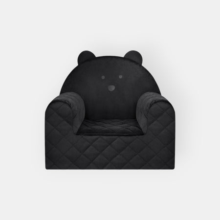Bear Sofa Chair For Children Black