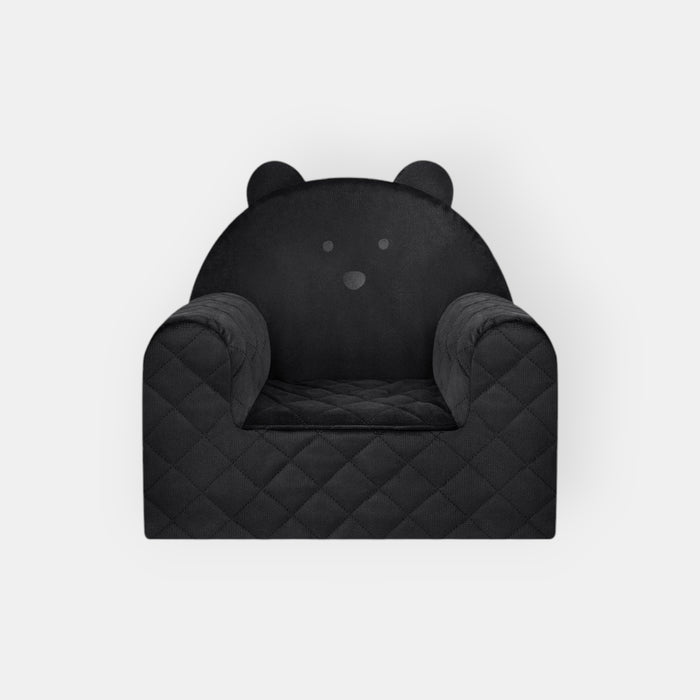 Bear Sofa Chair For Children Black