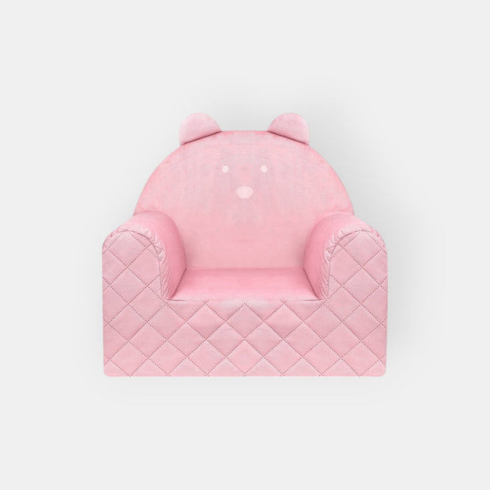 Bear Sofa Chair For Children Pink