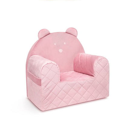 Bear Sofa Chair For Children Pink