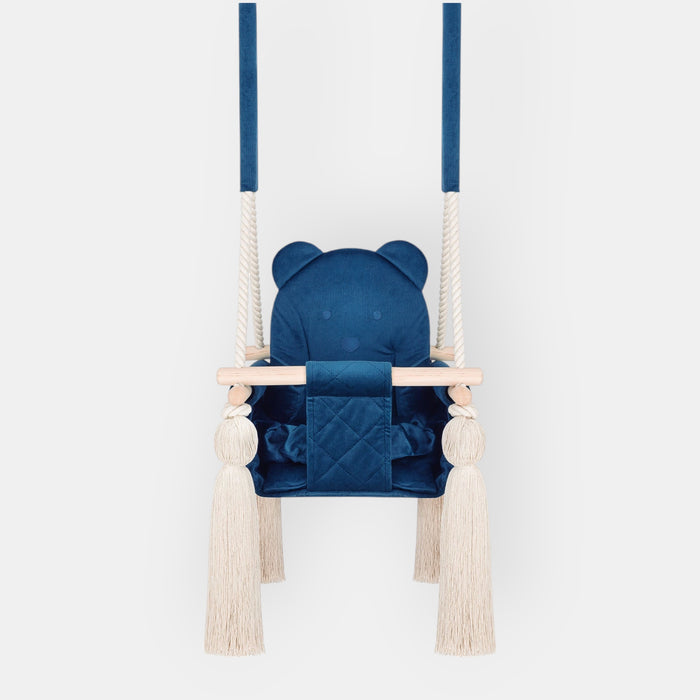 Indoor Swing For Toddler and Baby Childroom Dark Blue