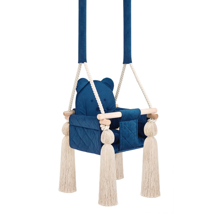 Indoor Swing For Toddler and Baby Childroom Dark Blue