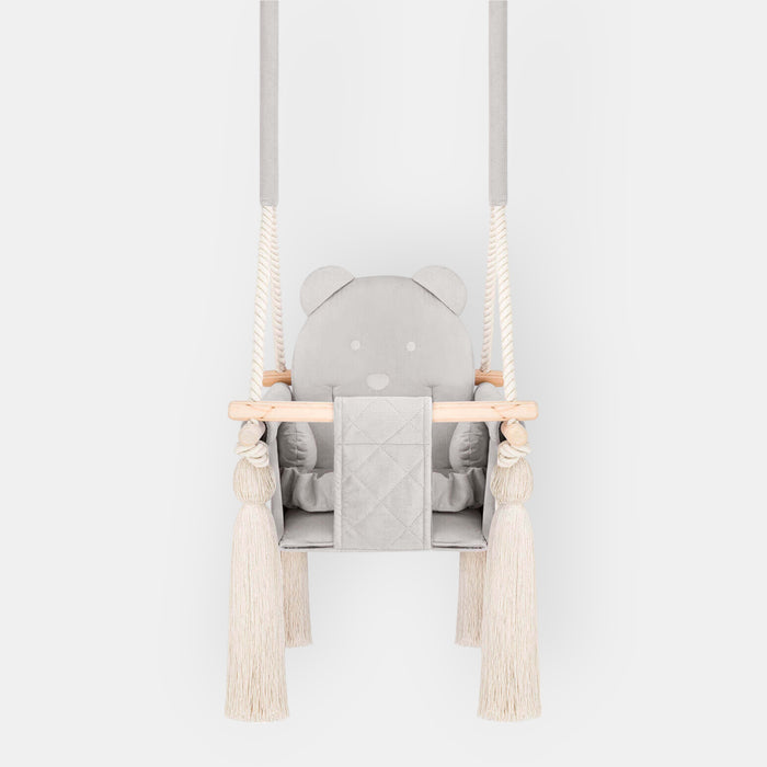 Indoor Swing For Toddler and Baby Childroom Light Grey