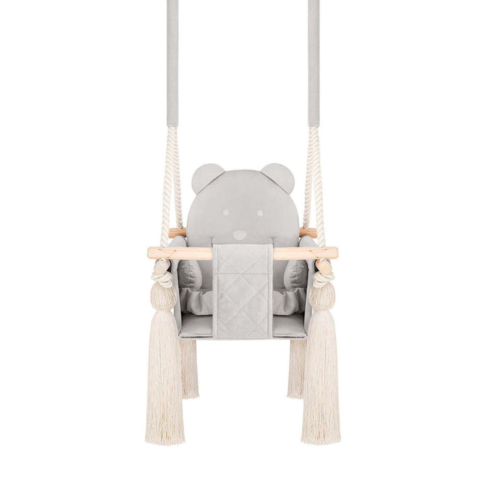 Indoor Swing For Toddler and Baby Childroom Light Grey