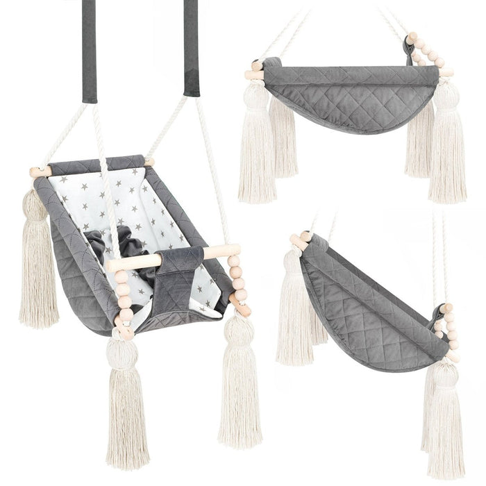 Newborn Swing Baby Hammock Dark Grey