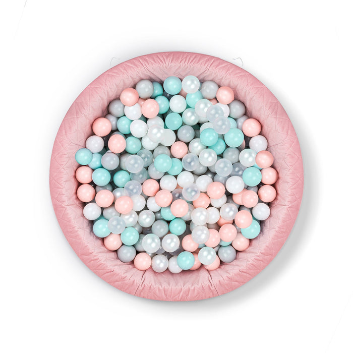 Pink Ball Pit with 300 Pastel Balls – Safe & Stylish Sensory Play for Babies & Toddlers