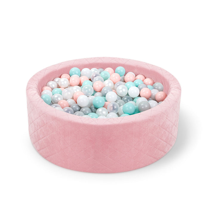 Pink Ball Pit with 300 Pastel Balls – Safe & Stylish Sensory Play for Babies & Toddlers