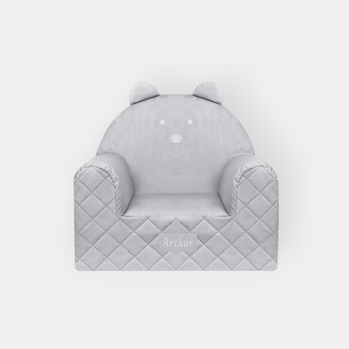Bear Sofa Chair For Children Light Grey