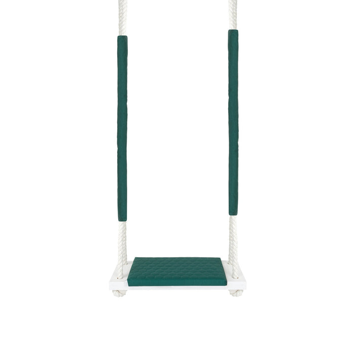 Waterproof Wooden Swing for Home and Garden - Dirt Resistant Dark Green