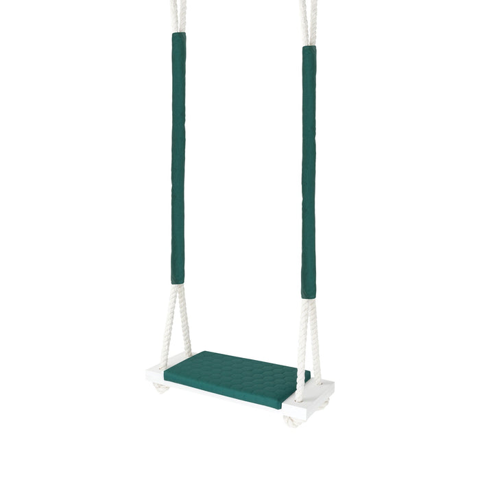 Waterproof Wooden Swing for Home and Garden - Dirt Resistant Dark Green
