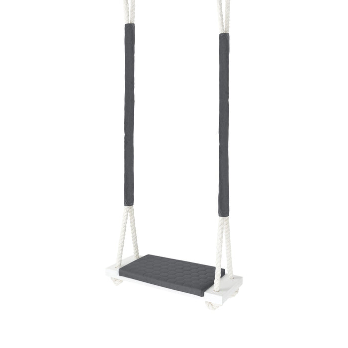 Waterproof Wooden Swing for Home and Garden - Dirt Resistant Dark Grey