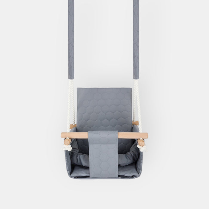 Waterproof secure baby swing Light Grey