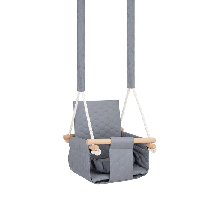 Waterproof secure baby swing Light Grey