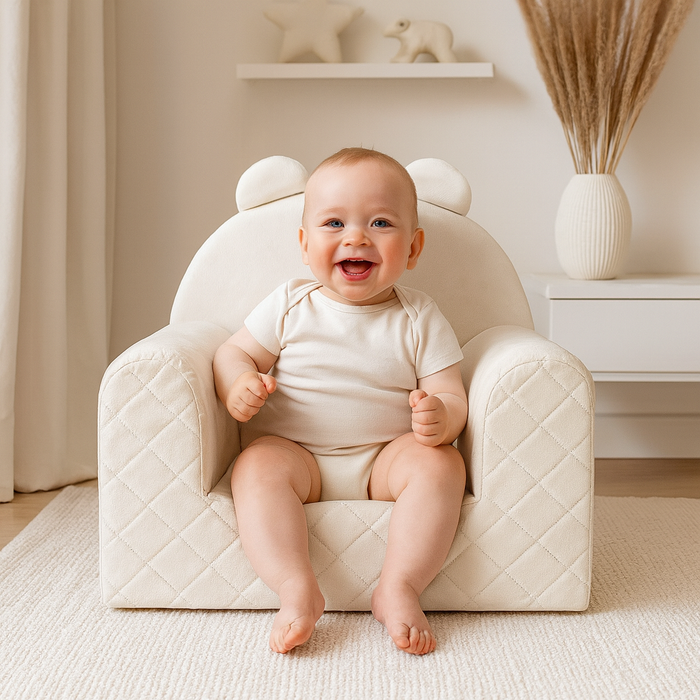 Bear Sofa Chair For Children Beige
