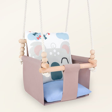 Safari Collection Koala Indoor Baby Swing, front view