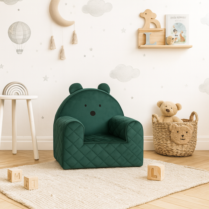 Bear Sofa Chair For Children Green