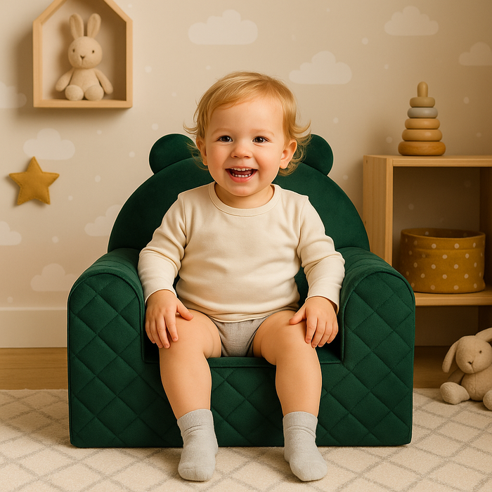 Bear Sofa Chair For Children Green