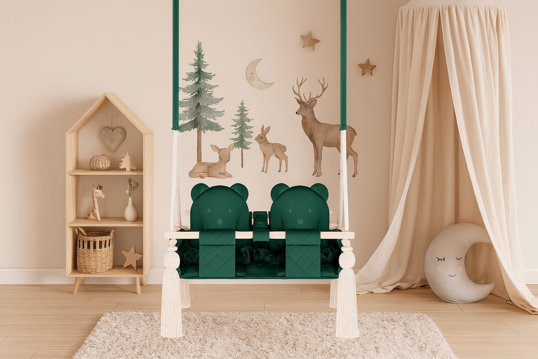 Twins Swing Secure Indoor Green