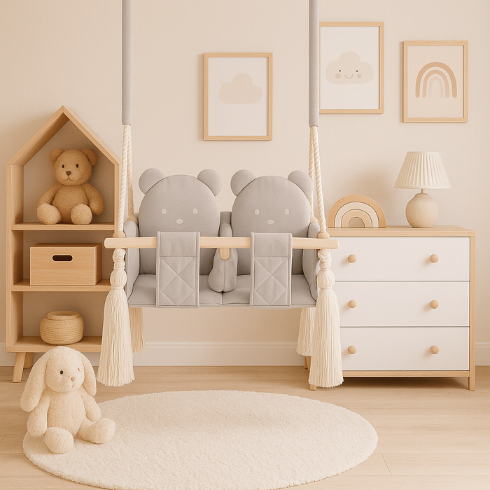 Twins Swing Secure Indoor Light Grey