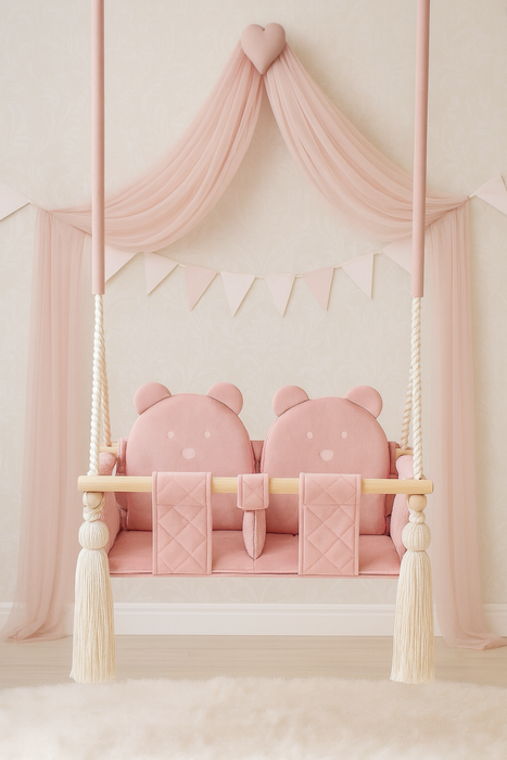Twins Swing Secure Indoor Pink