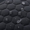 Waterproof secure baby swing Dark Grey, water droplets on the quilted fabric